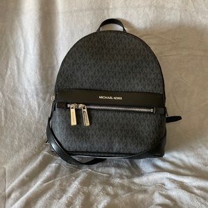 black michael kors mini backpack